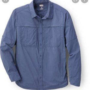 REI Co-op Sahara Solid Long-Sleeve Shirt - Men's, XXL